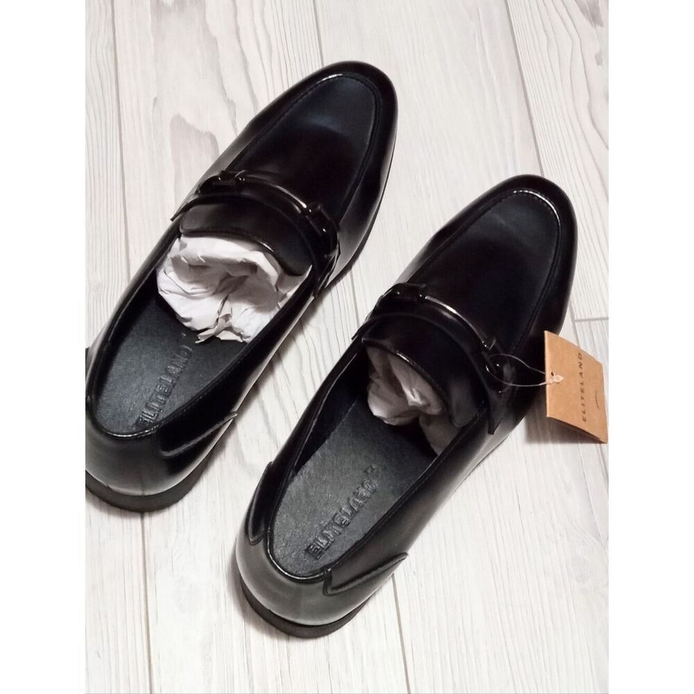 (T-4797) Eliteland Men's Dress Penny Loafers, Mens Business Formal Loafer Sz 12 - Picture 15 of 16